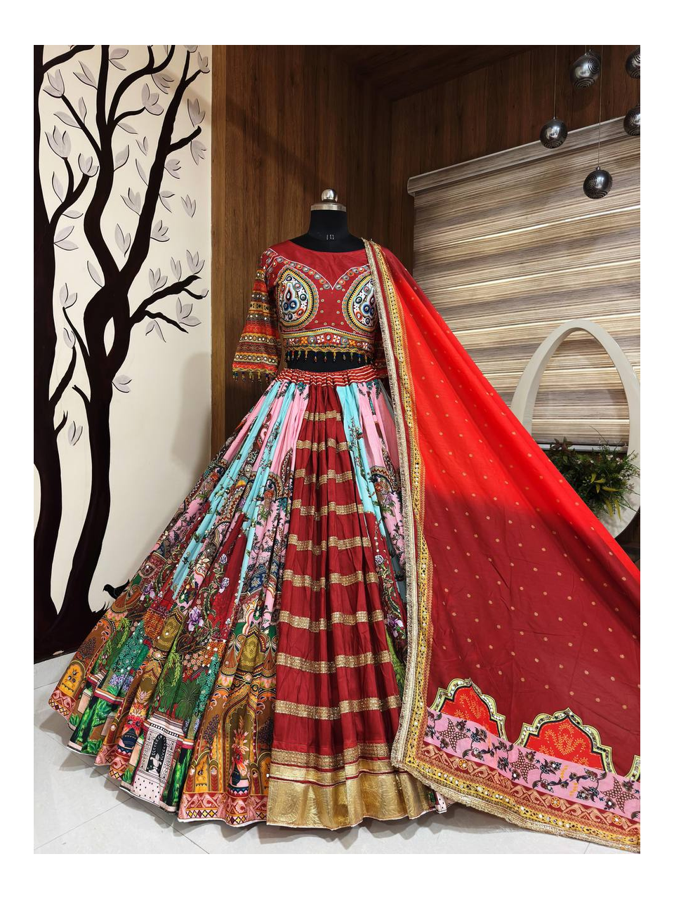Designer Printed Lehenga Choli 💃 Navratri - Garba 💃 collection