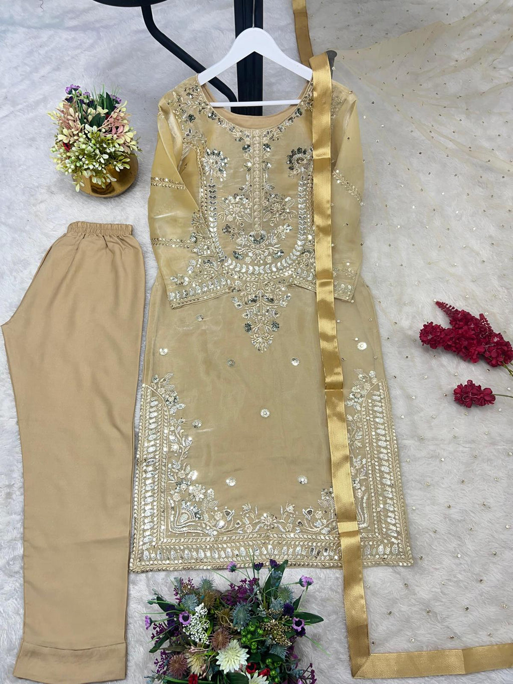 Pakistani Designer Collection In Jimmy Choo Silk Fully Stitched Ready To Wear